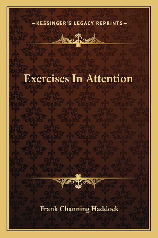 Front cover_Exercises In Attention