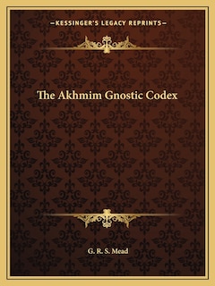 Front cover_The Akhmim Gnostic Codex