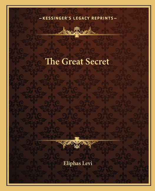 Front cover_The Great Secret
