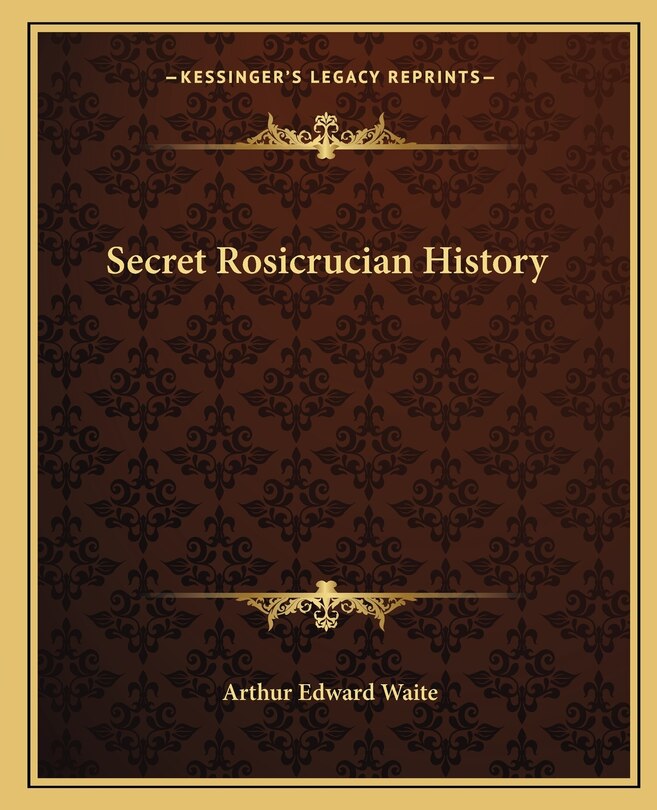 Front cover_Secret Rosicrucian History