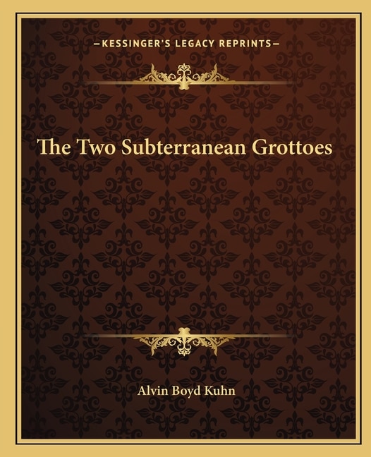 Front cover_The Two Subterranean Grottoes