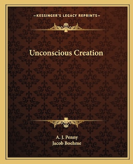 Front cover_Unconscious Creation