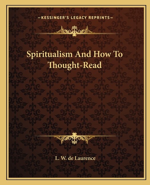 Front cover_Spiritualism and How to Thought-Read