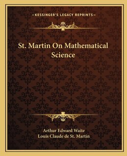 St. Martin On Mathematical Science