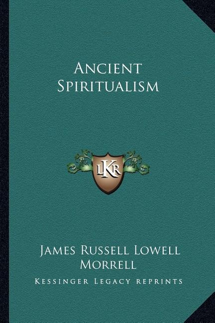 Front cover_Ancient Spiritualism