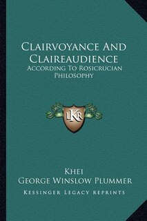 Front cover_Clairvoyance And Claireaudience