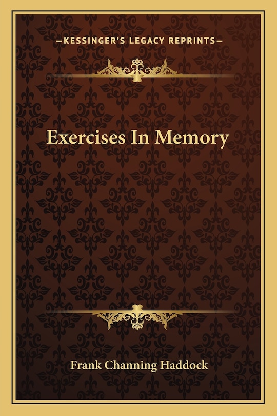 Exercises In Memory