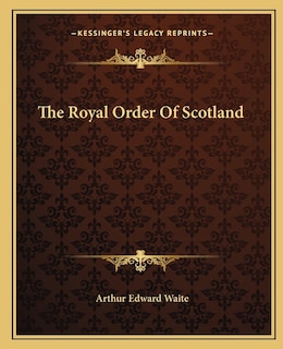 Front cover_The Royal Order of Scotland