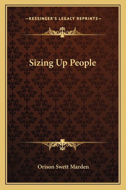 Front cover_Sizing Up People