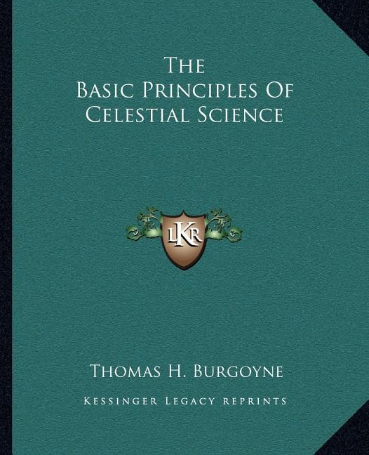 Couverture_The Basic Principles Of Celestial Science