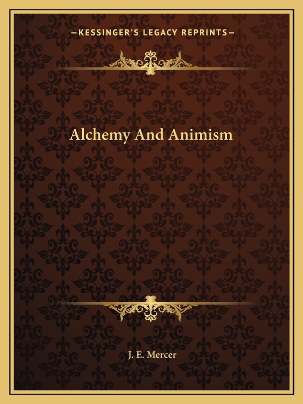Front cover_Alchemy And Animism