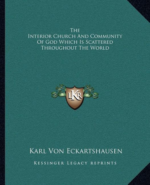 Front cover_The Interior Church and Community of God Which Is Scattered Throughout the World