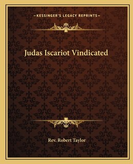 Front cover_Judas Iscariot Vindicated