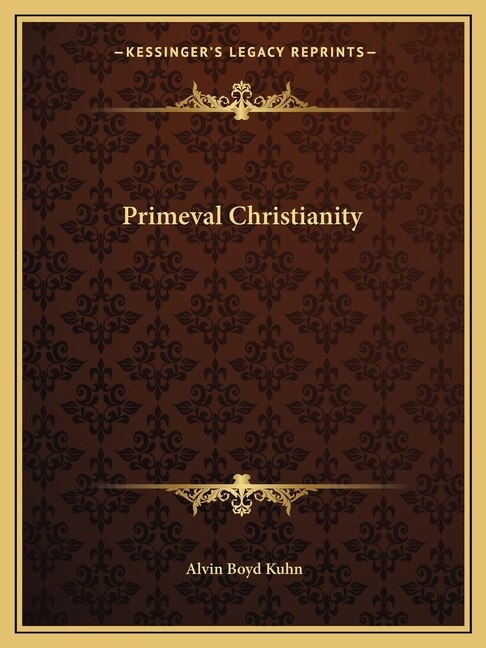 Front cover_Primeval Christianity