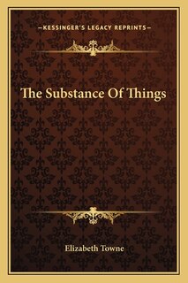 Front cover_The Substance Of Things