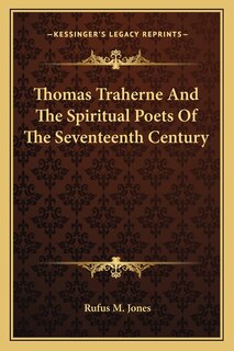 Front cover_Thomas Traherne And The Spiritual Poets Of The Seventeenth Century