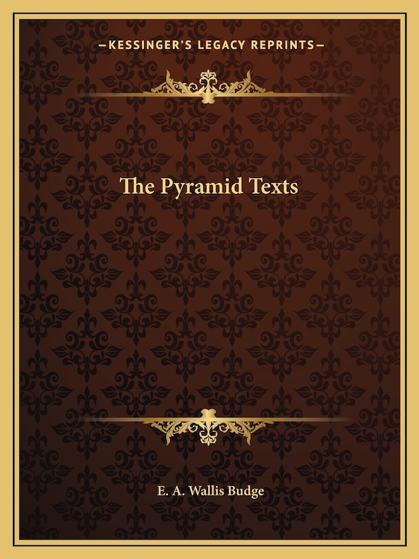 The Pyramid Texts