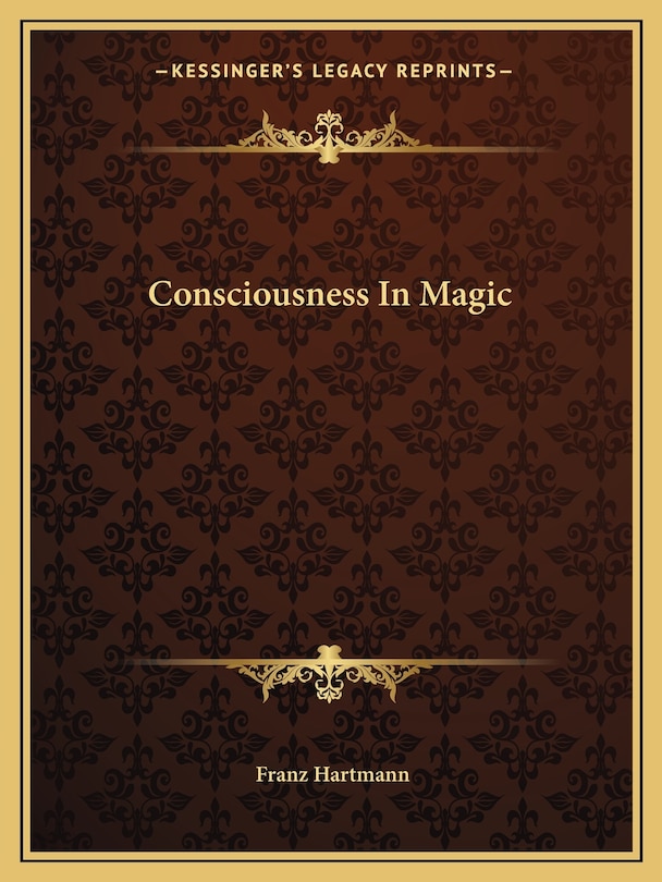Front cover_Consciousness In Magic