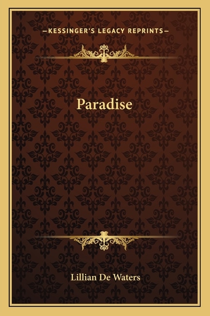 Front cover_Paradise
