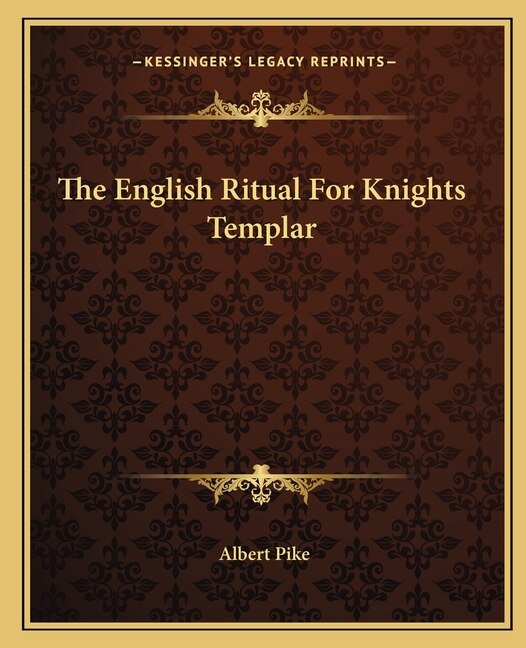 Front cover_The English Ritual For Knights Templar