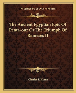 Front cover_The Ancient Egyptian Epic Of Penta-our Or The Triumph Of Rameses II