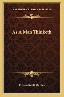 Front cover_As a Man Thinketh