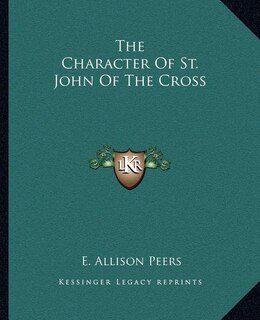 Couverture_The Character of St. John of the Cross