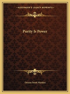 Front cover_Purity Is Power