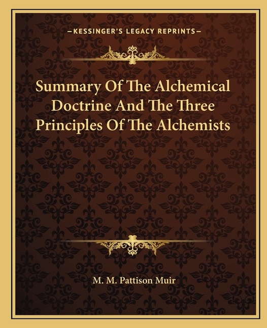 Couverture_Summary of the Alchemical Doctrine and the Three Principles of the Alchemists