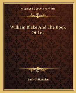 Front cover_William Blake and the Book of Los