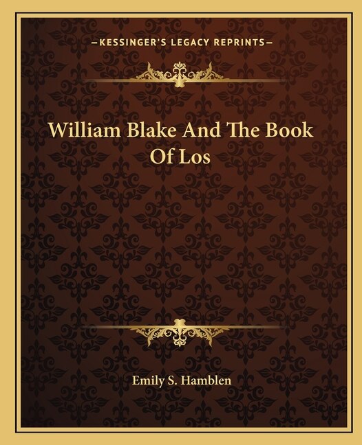 Front cover_William Blake and the Book of Los