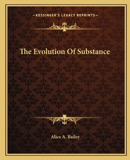 Front cover_The Evolution of Substance