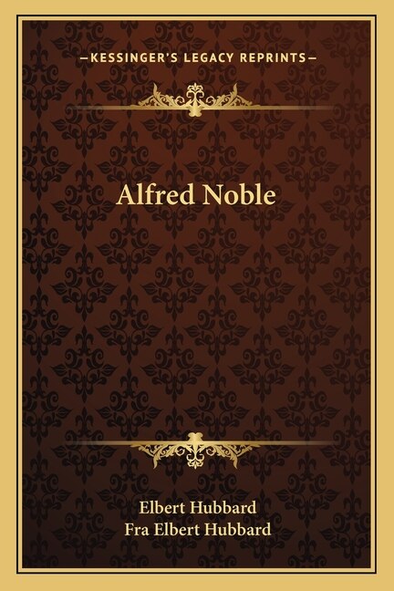 Front cover_Alfred Noble
