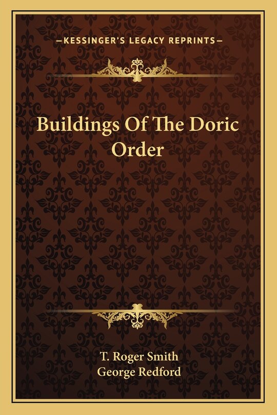Front cover_Buildings Of The Doric Order