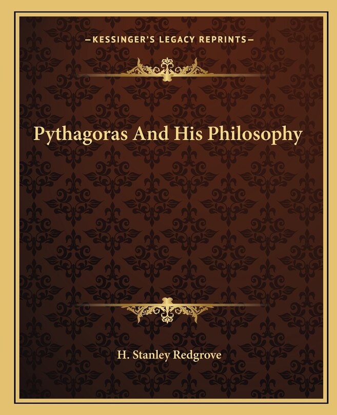 Couverture_Pythagoras And His Philosophy