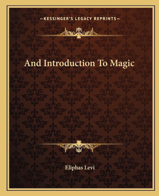 Front cover_And Introduction To Magic