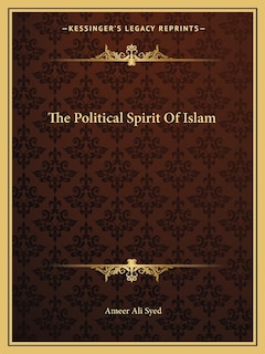 Couverture_The Political Spirit Of Islam