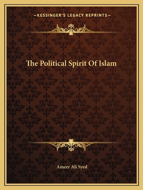 Couverture_The Political Spirit Of Islam