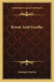 Couverture_Byron And Goethe