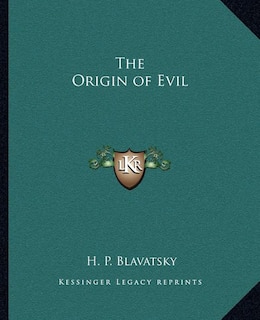 Front cover_The Origin of Evil