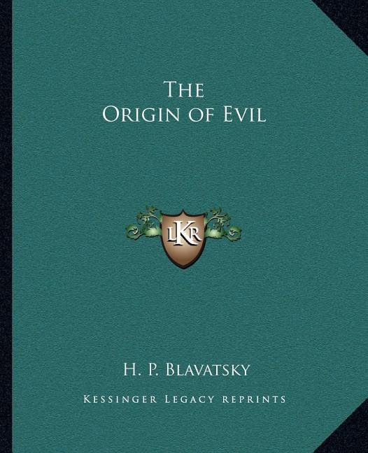 Front cover_The Origin of Evil