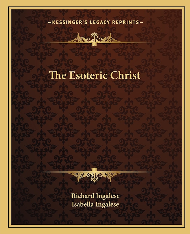 Couverture_The Esoteric Christ