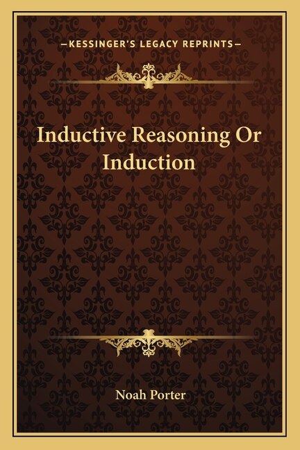 Front cover_Inductive Reasoning Or Induction