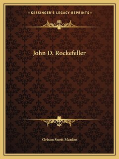 Front cover_John D. Rockefeller