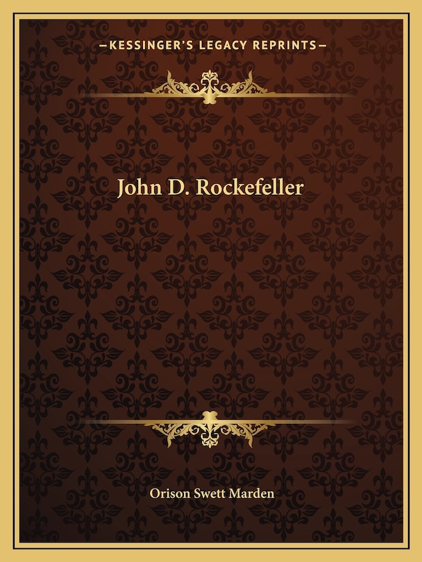 Front cover_John D. Rockefeller