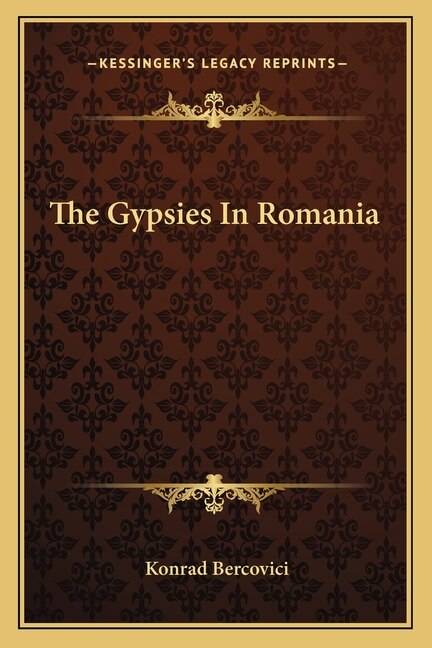 Front cover_The Gypsies In Romania