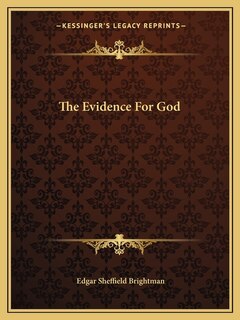 Front cover_The Evidence For God