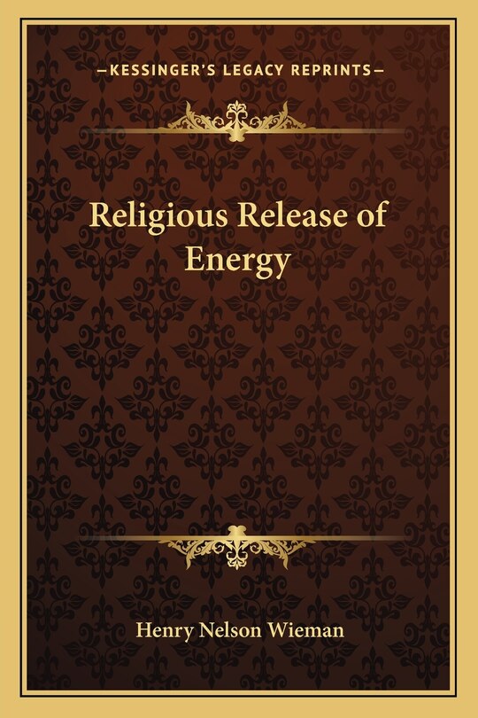 Front cover_Religious Release of Energy