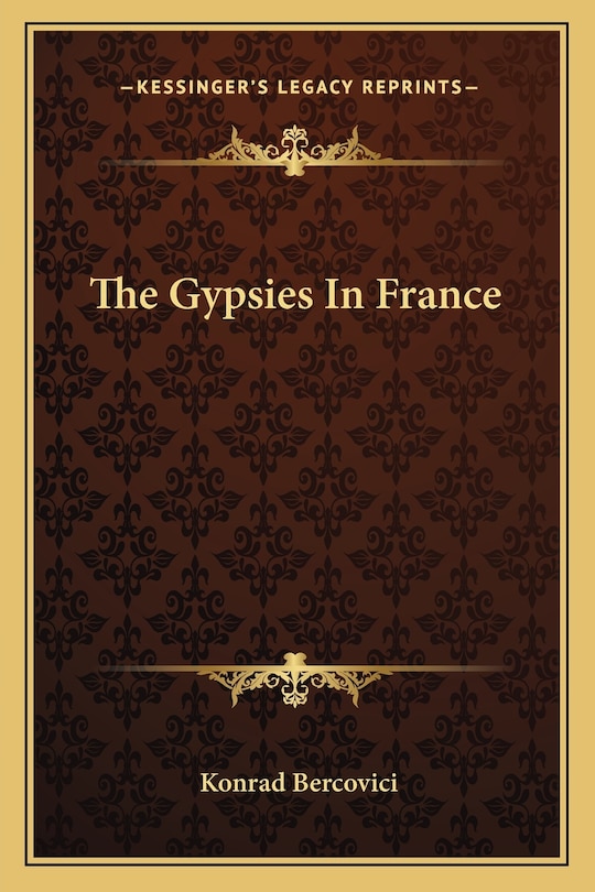 Front cover_The Gypsies In France