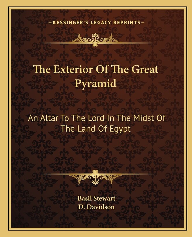 Couverture_The Exterior Of The Great Pyramid